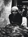 ROGOVIN, MILTON (1909- ) Untitled (iguana seller) * Untitled (five women).